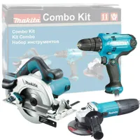 Набор инструментов Makita DK0119 (GA5030+HS6601+DF0300)