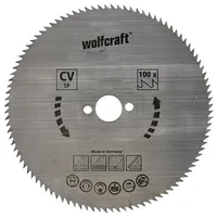 Диск пильный по дереву WOLFCRAFT 210х30х2.4мм 100T 6281000