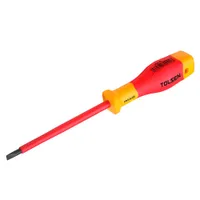 Отвертка диэлектрическая Tolsen S2 SL1x5.5x125мм V30210