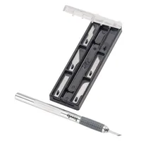 Нож-скальпель KWB канцелярский 6 лезвий 14920