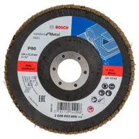 Круг лепестковый торцевой Bosch 125х22.2мм K80 2608603658