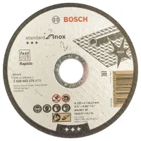 Диск отрезной по нержавеющей стали Bosch 125x1х22.2мм 2608603171