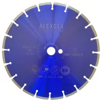 Алмазный диск AlexDia сегментный по бетону синий 400*35