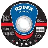 Диск шлифовальный по металлу RODEX 150х22.2мм SRS6150