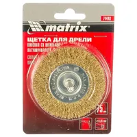 Щетка для дрели MATRIX 75мм 74448
