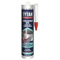 Герметик силиконовый санитарный TYTAN "PROFESSIONAL" UPG TURBO 280мл прозрачный 10044793