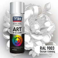 Аэрозольная краска TYTAN "PROFESSIONAL" белая глянцевая 400мл IKZ0000092