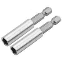 Битодержатель магнитный TOLSEN 1/4" 60мм 2шт. 77861