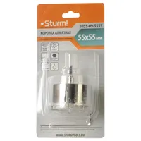 Коронка алмазная по керамике и стеклу Sturm! 55x55мм 1055-09-5555