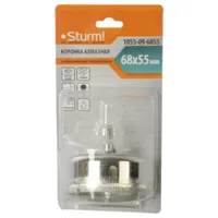 Коронка алмазная по керамике и стеклу Sturm! 68х55мм 1055-09-6855