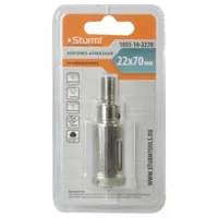 Коронка алмазная по керамограниту Sturm! 20х70мм 1055-10-2070