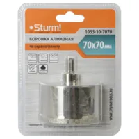 Коронка алмазная по керамограниту Sturm! 70х70мм 1055-10-7070