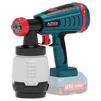 Бесщеточный аккумуляторный краскораспылитель ALTECO CSG 21-1000 BL Solo