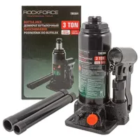 Домкрат бутылочный гидравлический ROCKFORCE 3т RF-T90304-S