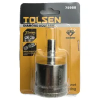 Коронка алмазная по керамограниту TOLSEN 35х55мм 75988 