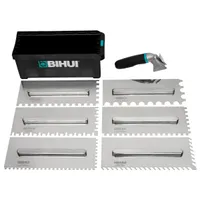 Набор зубчатых шпателей BIHUI 8шт. PTSJA8