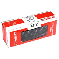 Саморезы кровельные с буром Стройбат 4.8х35мм 60шт. 203561