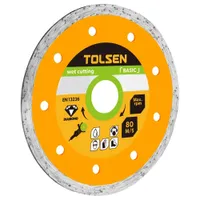 Диск алмазный отрезной сплошной TOLSEN 125x22.2мм 76733