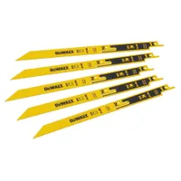 Набор полотен для сабельной пилы по металлу DeWALT 14-18TPI 230мм 5шт. DT2416-QZ