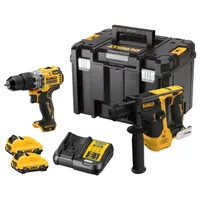 Набор аккумуляторного инструмента DeWALT DCD706N-XJ+DCH072N-XJ DCK2102L2T-QW