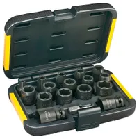Набор торцевых ключей DeWALT 1/2" 17шт. в пластиковом боксе DT7506-QZ