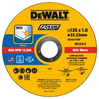 Отрезной диск DeWALT 125х1х22.2мм 1шт. DT20540-QZ