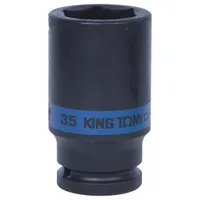 Головка торцевая ударная глубокая шестигранная KING TONY 3/4" 35 мм 643535M