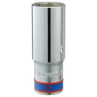 Головка торцевая глубокая шестигранная KING TONY 1/2" 33мм 423533M