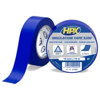 Изолента HPX 5200 19мм*10м синяя IB1920