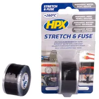Силиконовая вулканизирующая лента HPX STRETCH & FUSE 25мм*3м черная SZ2503
