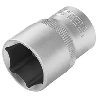 Головка торцевая TOLSEN Industrial 1/2" 9мм ст.50BV30 хромированная 16509