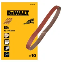 Лента шлифовальная DeWALT 13х457мм 80G 10шт. DT3605-QZ