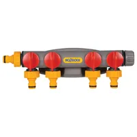 Коннектор HoZelock 2150 4-ходовой для крана 2шт. 2150R0000