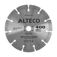 Диск алмазный по железобетону ALTECO 400x25.4x3.2мм
