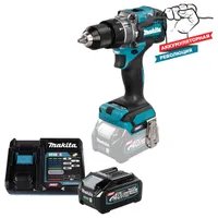 Аккумуляторная ударная дрель-шуруповерт Makita "XGT" HP001GZM101