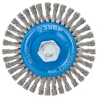 Щетка стальная ЗУБР для УШМ 125мм 35192-125_z02