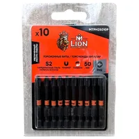 Торсионные биты M-LION PH2 50мм 10шт. MTPH25010P