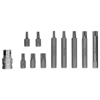 Набор бит STELS 1/2" SPLINE CrV 10мм 11шт. 11312