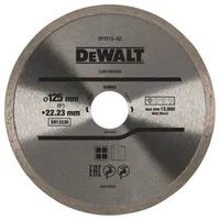 Диск отрезной алмазный по керамике DeWALT 125х1.6х22.23мм DT3713-QZ