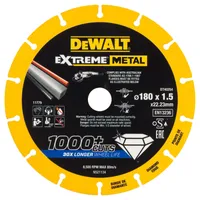 Диск отрезной алмазный по металлу DeWALT "EXTREME" METAL 180х1.5х22.23мм DT40254-QZ