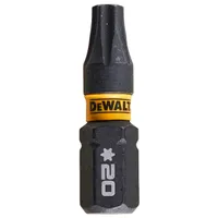 Биты ударные DEWALT "EXTREME" IMPACT TORSION T20 25мм 5шт. DT7381T-QZ