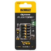 Биты ударные DEWALT "EXTREME" IMPACT TORSION T30 25мм 5шт. DT7384T-QZ