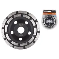 Чашка алмазная шлифовальная двурядная GEPARD 125х22.2мм GP0808-125