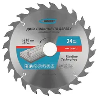 Диск пильный по дереву GROSS 210х32/30х24T 73326