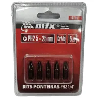 Набор бит MATRIX PH2 5х25мм 5шт. 1136255