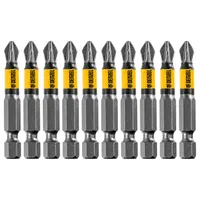 Набор бит DENZEL 1/4" (тип E) PZ2х50мм S2 10шт. 11680