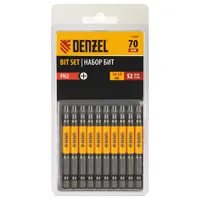 Набор бит DENZEL PH2х70мм 10шт. 11643