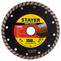 Диск алмазный отрезной STAYER PROGRESSIVE 150х22.2мм 3662-150_z02