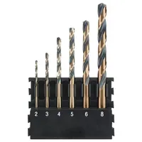 Набор сверл по металлу DeWALT Black&Gold 2-8мм 6шт. DT70828-QZ