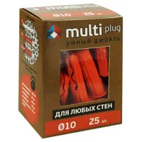 Дюбель универсальный ЕВРОПАРТНЕР MULTI plug 10х40мм 25шт. 76091198